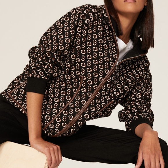 Maje Trame Zip Sweatshirt (Maje 1/US 2-4) - Picture 2 of 13